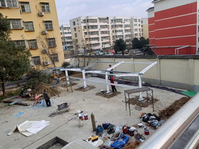 南陽車務(wù)段膜結(jié)構(gòu)車棚